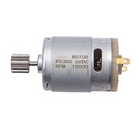 VORNEL power Repair 1pcs Electric Stroller Car Motor DIY Toy Modle Motor 380 DC Motor 6V 12V Kids Ride On Toys Drive Engine Replacement Parts engine Riding (Color : RS380-6V-16000)