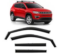 Voron Glass Deflectors compatible with Jeep Compass 16-26 - In-channel 4Pcs