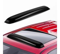 Voron Glass Extra Durable Wind Deflector for Sunroof Moon Roof 35.6", Car Accessories Top Window Visor Deflector Sun Shade Guard with Adhesive Tape, Universal Smoke Black - SR11005