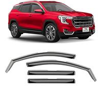 Voron Glass in-Channel Extra Durable Rain Guards for GMC Terrain 2018-2023, Window Deflectors, Vent Window Visors, 4 Pieces - 200255