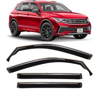 Voron Glass in-Channel Extra Durable Rain Guards for Volkswagen Tiguan 2018-2021, Window Deflectors, Vent Window Visors, 4 Pieces - 220164