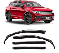 Voron Glass in-Channel Extra Durable Rain Guards for Volkswagen Tiguan 2018-2021, Window Deflectors, Vent Window Visors, 4 Pieces - 220164