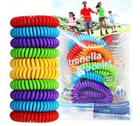 VorPrillynt Mosquito Repellent Bracelet, Mosquito Repellent Band, Waterproof Mosquito Repellent Band for Hiking, Camping - 10 Pack