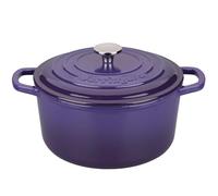 VORRINGARD Enameled Cast Iron Dutch Oven Pot with Lid, for Sourdough Bread Baking, Round Dutch Ovens, 4.5 Quart, Purple