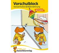 Vorschulblock - Konzentration und Wahrnehmung ab 5 Jahre