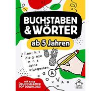 Vorschulheft - Buchstaben schreiben lernen ab 5 Jahren: Übungsheft mit Schwungübungen & Suchrätseln für Mädchen und Jungen mit extra Übungsblätter PDF Download