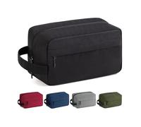 Vorspack Toiletry Bag Hanging Dopp Kit for Men Water Resistant Shaving Bag with Large Capacity for Travel - Black