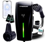 VORSPRUNG® Alpha Max Tethered EV Charger 7.4kW | WiFi, Ethernet & RFID | OCPP 1.6J | Single Phase | IP65 Weatherproof | 3-Year Warranty