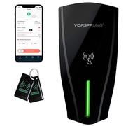 VORSPRUNG® Alpha v2 Home EV Charger 7kW | Type 1&2 | Untethered | Single Phase | RFID, Ethernet and WiFi connectivity | IP65, 5m Cable, Adjustable Power, Smart App, PEN Protection | 1 Year Warranty