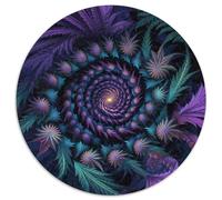 Vortex 1000 Pieces Jigsaw Puzzles 12 Years And Up Round Jigsaw Puzzles Difficult Challenge for Adults Family Game Stress Reliever Expert Skill Level 1000pcs (67.5x67.5cm)