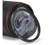 Vortex 49mm 52mm 55mm 58mm 62mm 67mm camera filter soft light camera photography UV CPL lens transparent glass blur effect digital SLR camera (Size : Add 62mm Adapter, Color : 58mm Swirl)