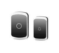 VORTEX A20-BLACK Door Bell Vortex A20 Black wireless doorbell power plug Wireless 90 * 56 * 20mm Long Range 36 music options and lighting Easy to install 110/220V Doorbell