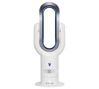 VORTEX AIR Pro Bladeless Space Heater and Cooler in Apollo - Remote Control Oscillating Tower Fan with Timer and Adjustable 10 Speed Settings - 1.650W