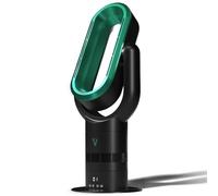 VORTEX AIR Pro Plus Bladeless Space Heater and Cooler Turquoise Delight - Remote Oscillating Tower Fan with Timer and Adjustable 10 Speed Settings