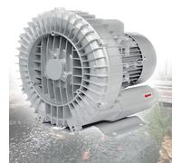Vortex Blower Regenerative Ring Pump Single Phase for Sewage Aeration Aquarium，High Pressure Industrial Regenerative Blower, Vortex Ring Air Pump for Aquaculture and Aquarium Applications, E