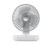 Vortex D77 Adjustable Angle Shaking Head Quiet Air Supply Large Battery Capacity 4000mAH 4 Speed Modes Strong Wind Press Switch Rechargeable Fan
