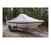 Vortex Direct Heavy Duty Grey/Gray Center Console Boat Cover 17'7"""" - 19'6"""" Boat