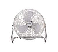 Vortex Floor Standing Fan - High Velocity Chrome Air Circulator for Home, Garage, Gym, Office - 9", 12", 16", 18" Sizes - 3 Speed Free Standing Cooling Fan (18" Inch)