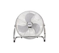 Vortex Floor Standing Fan - High Velocity Chrome Air Circulator for Home, Garage, Gym, Office - 9", 12", 16", 18" Sizes - 3 Speed Free Standing Cooling Fan (16" Inch)