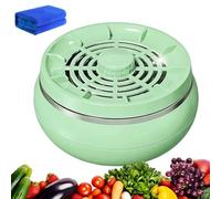 Vortex Fruit and Vegetable Washer, Portable Fruit Cleaner Device with Electrolysis Technology, IPX7 Waterproof Veggie Wash Spinner for Meat, Seafood and Grains, USB Rechargeable (Green)