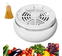 Vortex Fruit and Vegetable Washer, Wireless Fruit and Vegetable Washing Machine, 4 Smart Modes, Long Battery Life, Waterproof Food Purifier for Fruits, Vegetables, Meat (White)