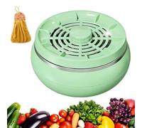 Vortex Fruit and Vegetable Washer, Wireless Fruit and Vegetable Washing Machine, 4 Smart Modes, Long Battery Life, Waterproof Food Purifier for Fruits, Vegetables, Meat (Green)