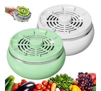 Vortex Fruit and Vegetable Washing Machine - Portable Fruit Cleaner Device & Veg Wash Purifier with Electrolysis Technology, USB Rechargeable Fruit Washer and Drainer for Home Kitchen, Camping (Mix)