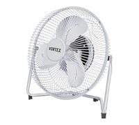 Vortex High Velocity Floor Fan 9" 12" 16" 18" - Chrome Metal Frame | 3-Speed Settings | Adjustable Tilt Head | Quiet Air Circulator for Greenhouse, Workshop, Gym, Home, Indoor Use (9 Inch - HYD-2473)