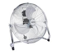 Vortex High Velocity Floor Fan 9" 12" 16" 18" - Chrome Metal Frame | 3-Speed Settings | Adjustable Tilt Head | Quiet Air Circulator for Greenhouse, Workshop, Gym, Home, Indoor Use (16 Inch - HYD-1070)