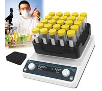 Vortex Mixer, Timed Laboratory Vortex Shaker with EVA Module, 1500-3000 RPM Rotating Speed, Digital Display for Multi-Sample Mixing