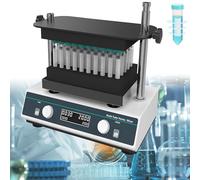 Vortex Mixer with LED Digital Display, Multi Tube Vortex Shaker, Timed Mode for Centrifuge and Blood Collection Tubes