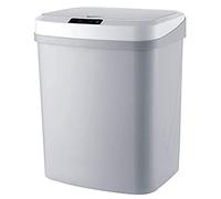 Vortex PD-6008 Intelligent Touchless Patented Quiet Motion Knock Sensor Infrared Induction AA Dry cell powered 16L Environmentally Friendly ABS PP Plastic Grey Trash Can