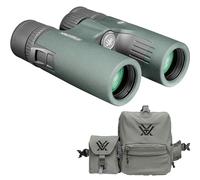 Vortex Razor UHD 10x32 Binoculars & GlassPak Pro Harness | UHD Optics, XR Plus Lens Coatings, Locking Diopter, Magnesium Chassis, Tripod Adaptable - Unlimited, Unconditional Warranty