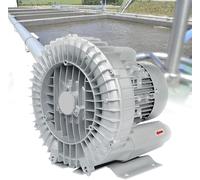 Vortex Ring Blower for Fish Ponds & Pools, 3.8KW Regenerative Blower for Sewage Fermentation & Oxygenation, High-Efficiency Aeration Machine