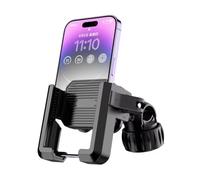Vortex YYS-689 Motorcycle & Bike Phone Mount - 360° Rotation Handlebar Cell Phone Holder with One-Click Quick Lock, Anti-Shake Silicone Cushion & Suspension Buckle for 4.7"-7.2" Smartphones