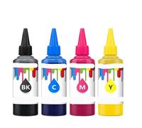 VortexLumen 100ml Refill Pigment Ink Compatible With 981 972 973 974 975 Pagewide 352dw 377dw 452dn Dw 477dn Dw P55250dw P57750dw 556xh Dn Printer(100ML- SET BK C M Y)