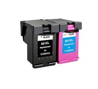 VortexLumen 2Pcs 901XL 901 Re-Manufactured Compatible Ink Cartridge For OfficeJet 4500 J4580 J4640 J4660 J4680 Compatible With(1PCS COLOR)