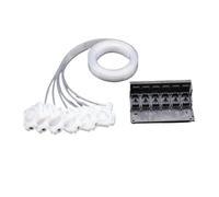 VortexLumen DTF Manifold Modify Adaptor With Damper 6 Way Ink Tube Compatible With XP-15000 XP 15000 Printer(A Type Damper)