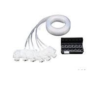 VortexLumen DTF Manifold Modify Adaptor With Damper 6 Way Ink Tube Compatible With XP-15000 XP 15000 Printer(B Type Damper)