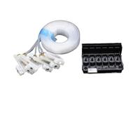 VortexLumen DTF Manifold Modify Adaptor With Damper 6 Way Ink Tube Compatible With XP-15000 XP 15000 Printer(C Type Damper)