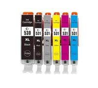 VortexLumen Ink Cartridge For 530 531 PGI-530 CLI-531 PGI530 CLI531 Compatible With TS8750 TS8751