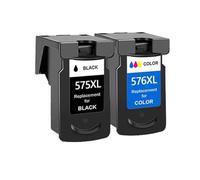 VortexLumen Ink Cartridge PG575 CL576 PG575XL CL576XL Compatible With TS3550i TR3551i TR4750i Printer(1Black 1Color)