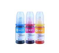 VortexLumen Refill Dye Ink 32XL 31 Compatible With Compatible with 5105 6001 6005 7001 Tank 670 675 720 725 750 755 790 795(CMY-3Colors)