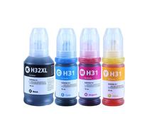 VortexLumen Refill Dye Ink 32XL 31 Compatible With Compatible with 5105 6001 6005 7001 Tank 670 675 720 725 750 755 790 795(BKCMY-4COLORS)