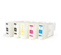 VortexLumen Refillable Ink Cartridge PFI-120 Compatible With TM200 TM205 TM300 TM305 205 300 305 Printer With Chips(1Set - 5Color)