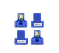 VortexLumen Toner Chip 5pcs MX-312 MX312 Compatible With MX M260 M310 M264 M314 M354 AR5716 AR5627 AR5731 AR5726 5627 MX312 Cartridge(5x MX312AT)