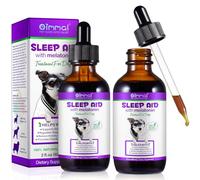 Vortexonix 2 Pack Melatonin for Dogs & Cats, Dog Melatonin, Helps with Noise, Fireworks, Separation Anxiety & Travel Anxiety, Promote Relaxation & Deep Sleep for Cat & Dog