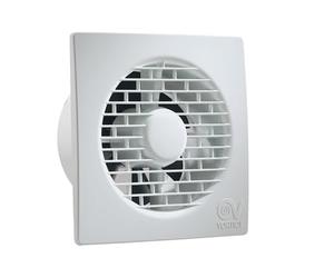 Vortice 11176 Small Room Fan Moisture Control 335 m3/h Air Performance Punto Filo MF 150/6 T-HTCS ...