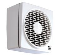 Vortice 12611 Vario 150/6 P Exhaust Fan 135 m3/h Air Flow Window/Wall Mounted White 185 x 190 cm