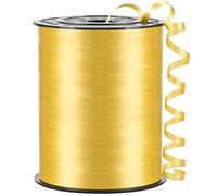 Vortify Mother’s Day 500 Yard Curling Ribbon, 5mm Gold Crimped Ribbon Birthday Balloon String for Gift Wrapping Crafting Bows Party Decorations